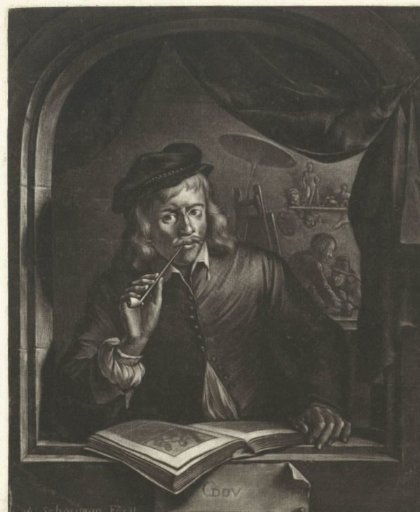 Self-portrait by Gerard Dou