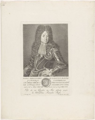 Portrait of Paolo Alessandro Maffei