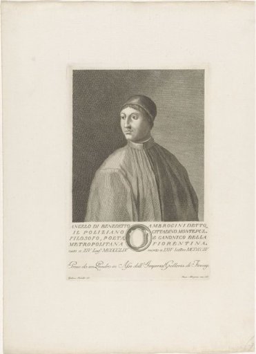 Portrait of Agnolo Poliziano