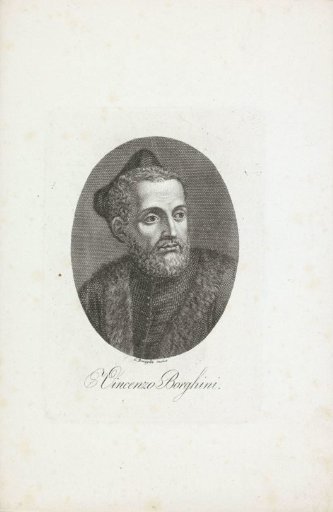 Portrait of the historian and philologist Vincenzo Borghini