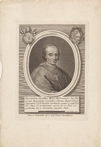 Portrait of Cardinal Hyacinthe Sigismond Gerdil