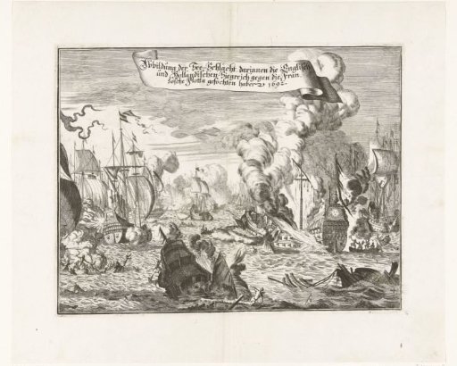 Naval Battle off Cape La Hogue, 1692