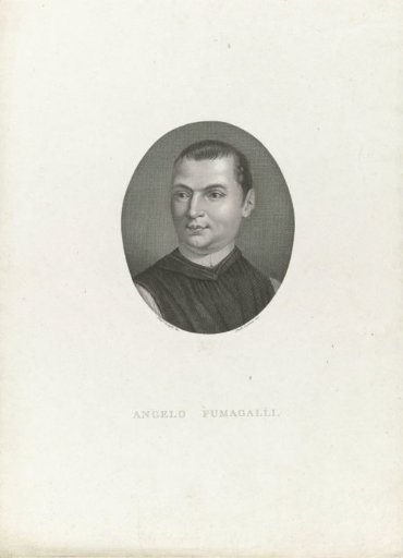 Portrait of the abbot Angelo Fumagali