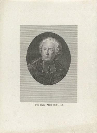 Portrait of the librettist Pietro Metastasio
