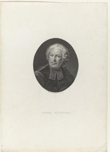 Portrait of the librettist Pietro Metastasio