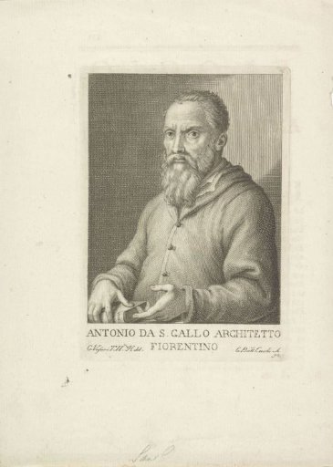 Portrait of the architect Antonio da Sangallo the Elder