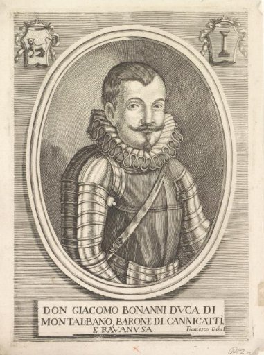 Portrait of Giacomo Bonanni, Duke of Montalbano