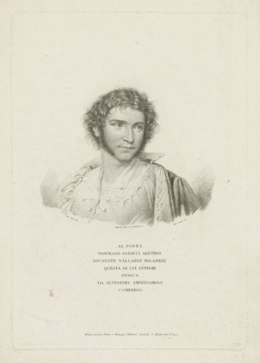 Portrait of actor Tommaso Sgricci