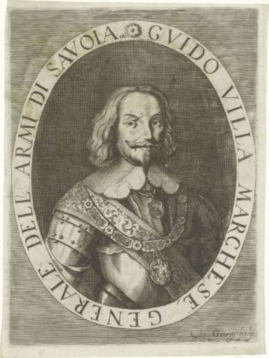 Portrait of Guido Villa, marquis and general of Savoy