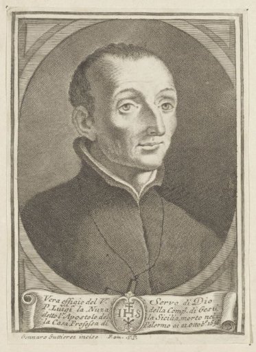 Portrait of the cleric Luigi la Nuza