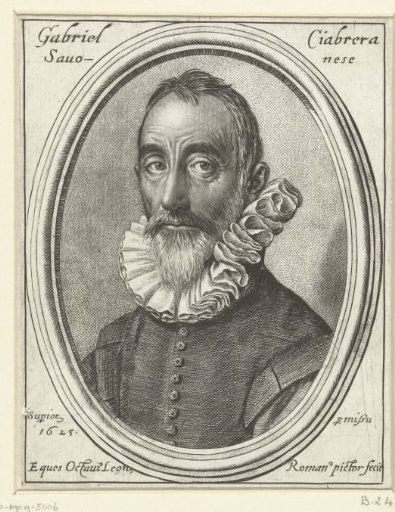 Portrait of Gabriele Ciabrera