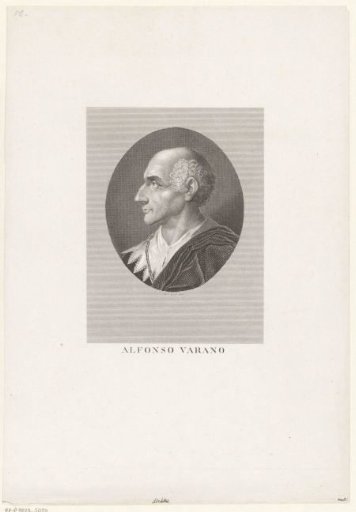 Portrait of poet and playwright Alfonso Varano