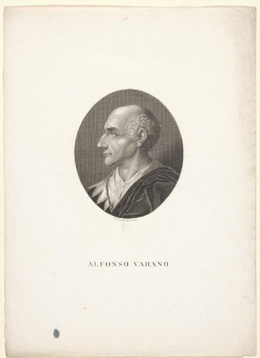 Portrait of poet and playwright Alfonso Varano