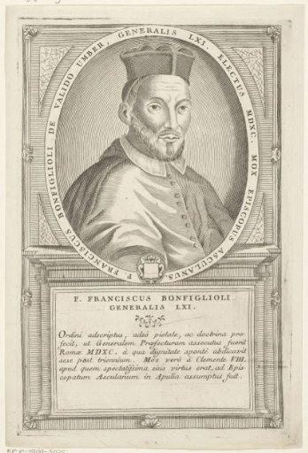Portrait of Francisco Bonfigli, 61st Minister General of the Franciscan Order