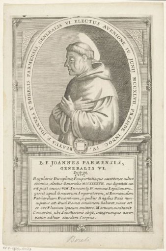 Portrait of Giovanni da Parma, 6th Minister General of the Franciscan Order