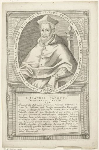 Portrait of Zanetto de Udine, 38th Minister General of the Franciscan Order