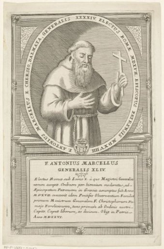 Portrait of Antonio Macelo, 44th Minister General of the Franciscan Order