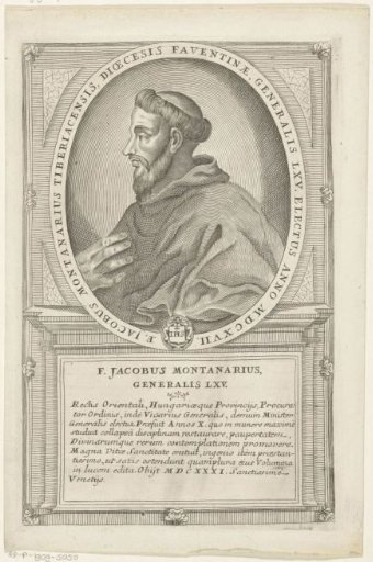 Portrait of Jaime Montanari, 65th Minister General of the Franciscan Order