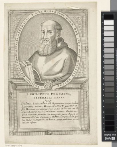 Portrait of Felipe Porcacci, 42nd Minister General of the Franciscan Order