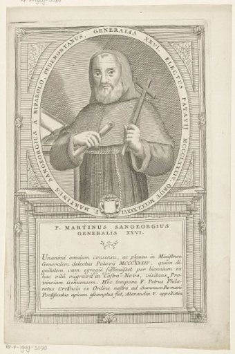 Portrait of Martino Sangiorgio, 26th Minister General of the Franciscan Order