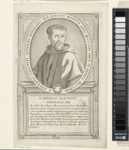 Portrait of Angelo Salvetti, 30th Minister General of the Franciscan Order