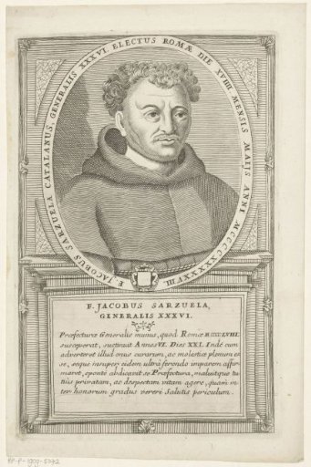 Portrait of Jaime Zarzuela, 36th Minister General of the Franciscan Order