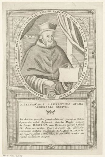 Portrait of Lorenzo Spada, 48th Minister General of the Franciscan Order