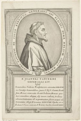 Portrait of Juan Tancredi, 54th Minister General of the Franciscan Order