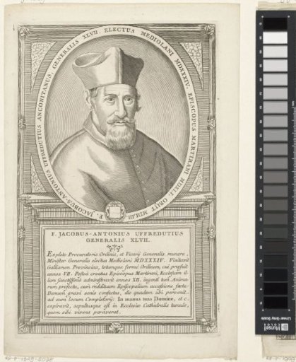 Portrait of Jaime Antonio Ferduzzi, 47th Minister General of the Franciscan Order