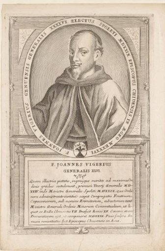 Portrait of Giovanni Vigerio, 46th Minister General of the Franciscan Order