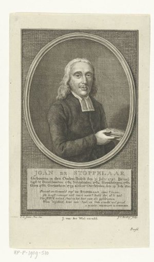 Portrait of the minister Joan de Stoppelaar