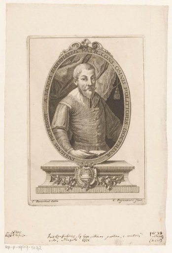 Portrait of philosopher and humanist Giovan Paolo Parisio