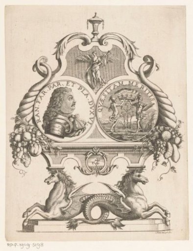 Ornamented object with the portrait of Ranuccio Farnese II, Duke of Parma and Piacenza