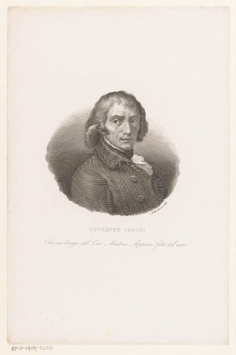 Portrait of the poet Giuseppe Parini