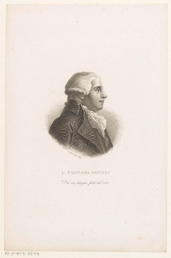 Portrait of the poet and historian Ludovico Savioli