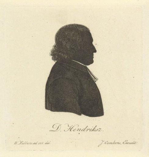 Silhouette portrait of Daniël Hendriksz