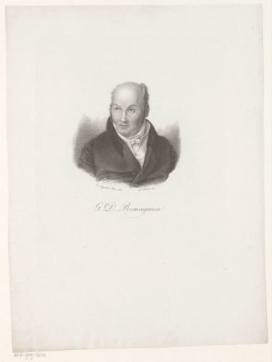 Portrait of Gian Domenico Romagnosi