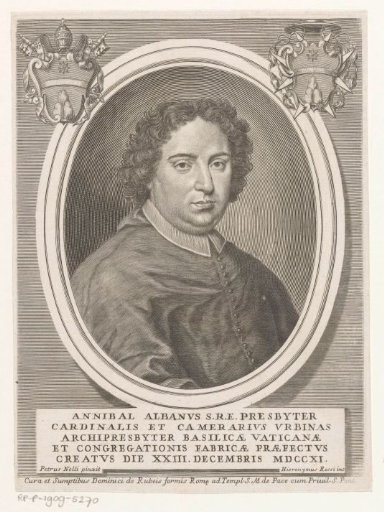 Portrait of Cardinal Annibale Albani