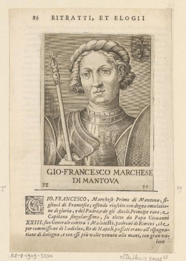 Portrait of Francesco I Conzaga, Marquis of Mantua