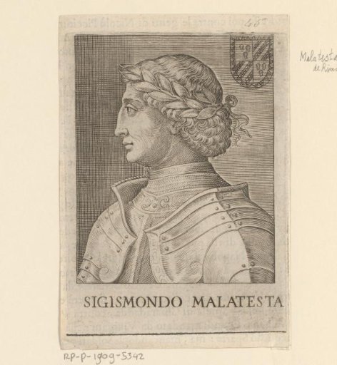 Portrait of Sigismondo Pandolfo Malatesta, Lord of Rimini