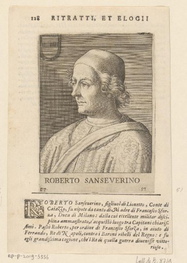 Portrait of the Field Commander Roberto Sanseverino d'Aragona