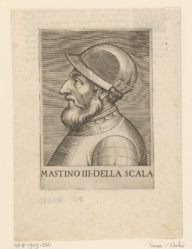 Portrait of Army Commander Mastino II della Scala