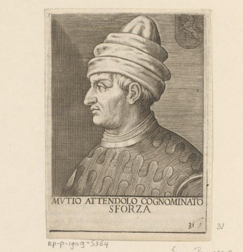 Portrait of Army Commander Muzio Attendolo Sforza
