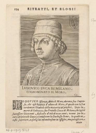Portrait of Lodovico Sforza, Duke of Milan