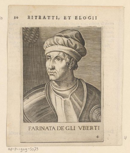 Portrait of Military Leader Farinata degli Uberti