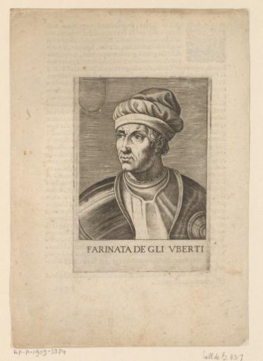 Portrait of Military Leader Farinata degli Uberti