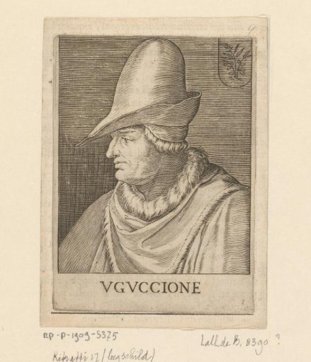 Portrait of Army Commander Uguccione della Faggiola