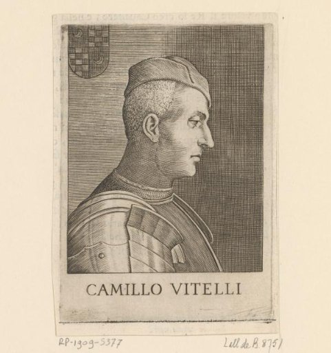 Portrait of Army Commander Camillo Vitelli