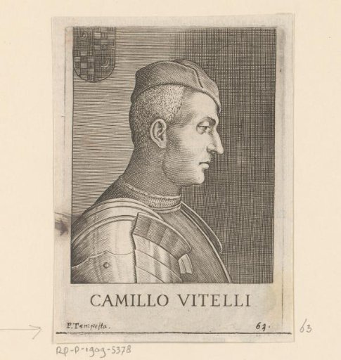 Portrait of Army Commander Camillo Vitelli