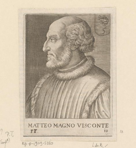 Portrait of Matteo I Visconti, Ruler of Milan
